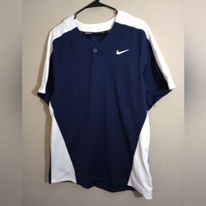 Nike One Button Baseball Jersey Size Large